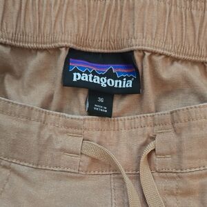 Patagonia Light Brown Drawstring Pants